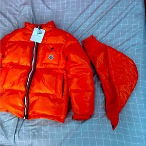 Orange Medium Moncler Coat